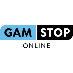 GAMSTOP logo, free online service to help people block access to gambling websites
