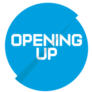 Opening Up Cricket logo, promoting mental wellbeing through cricket.