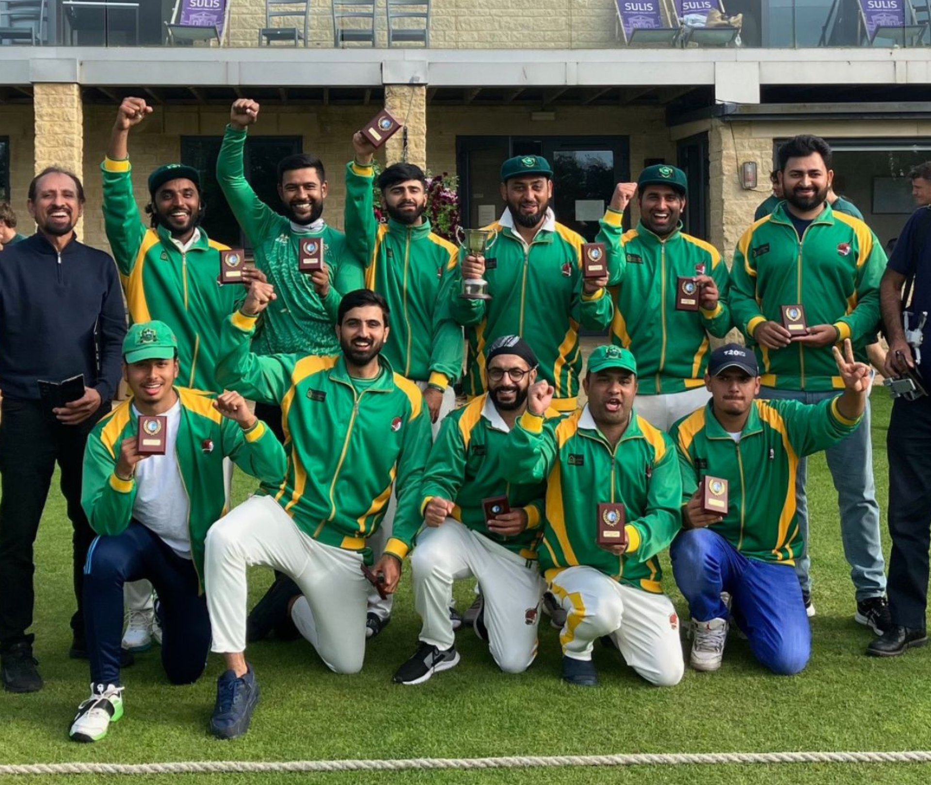 Bristol Pakistanis County Trophy Winning Team Photo