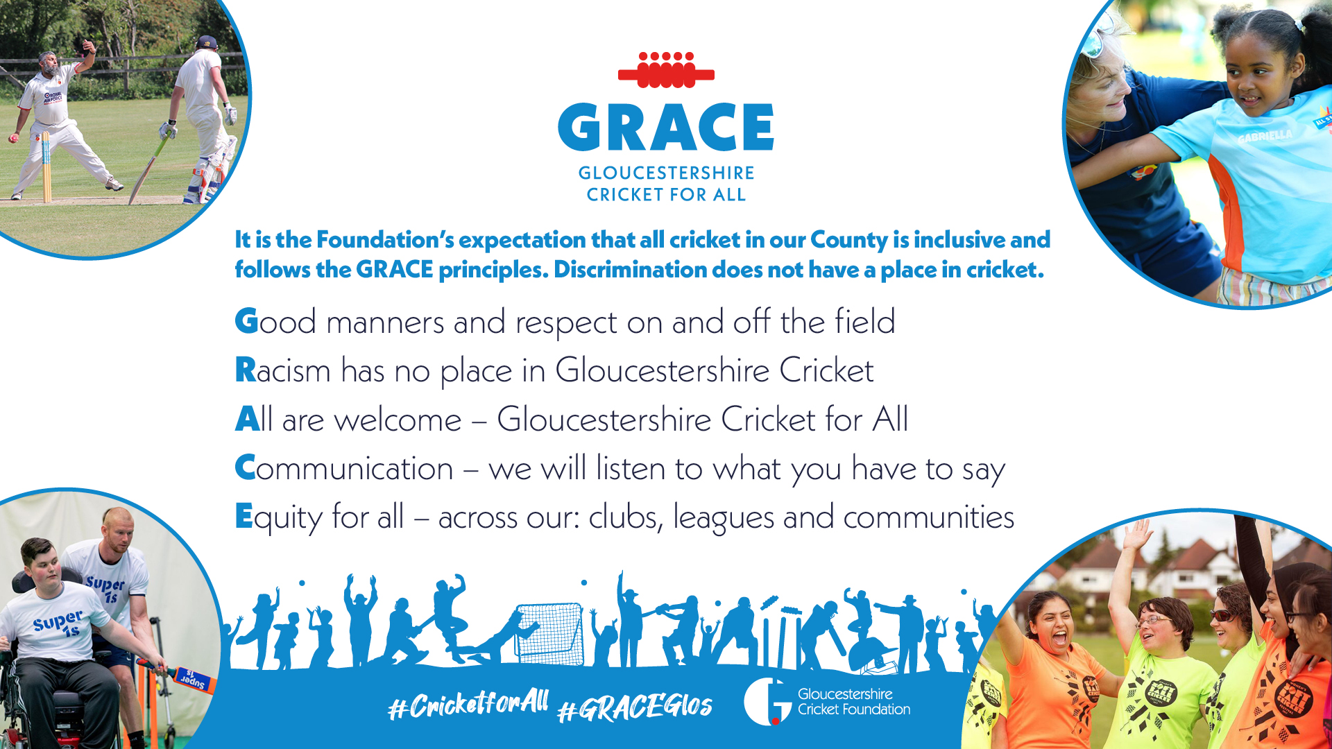 Image of Gloucestershire Cricket Foundation's GRACE Campaign